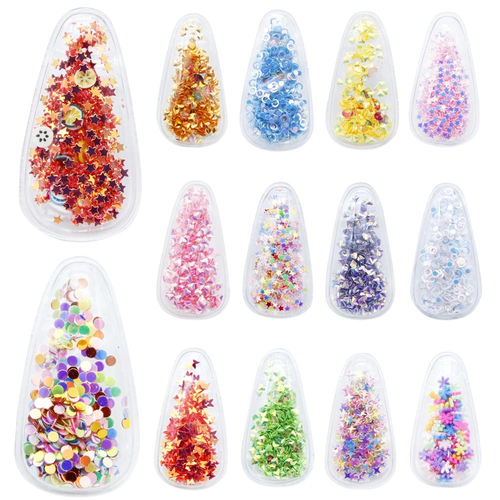 5pcs пайетки шейкер прозрачный без зажимов (делая для Парикмахерские ножницы волос