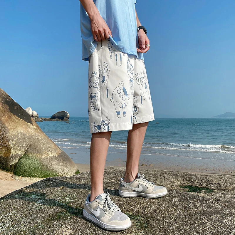 

Fashion mens shorts New summer Beach Shorts Men Basketball Sportswear Casual Boardshorts Man Pocket Breathable Men Short