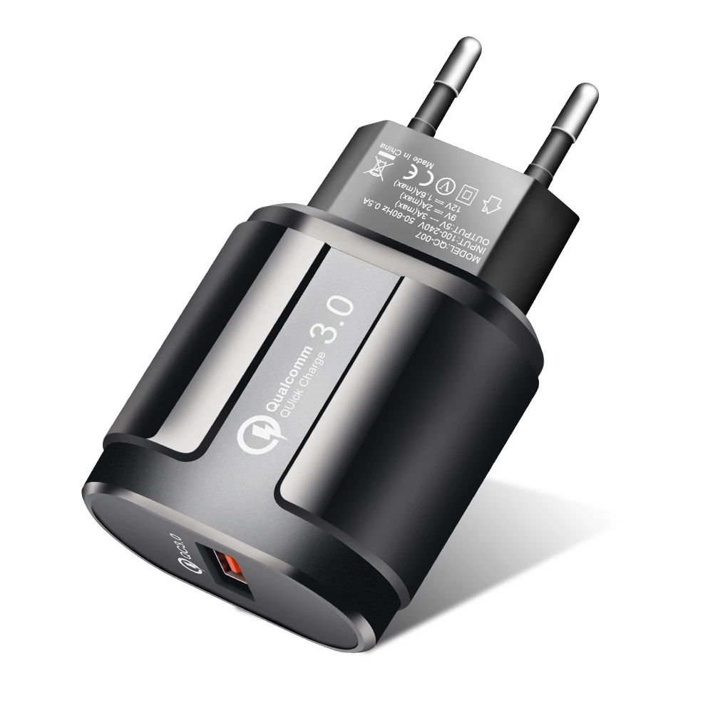 Зарядное устройство для телефона quick charge QC 3 0 зарядное европейского стандарта