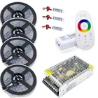 Светодиодная лента для бассейна, гибкая RGB светильник для аквариума с дистанционным управлением, 12 В, IP68, 5 м, 15 м, 30 м