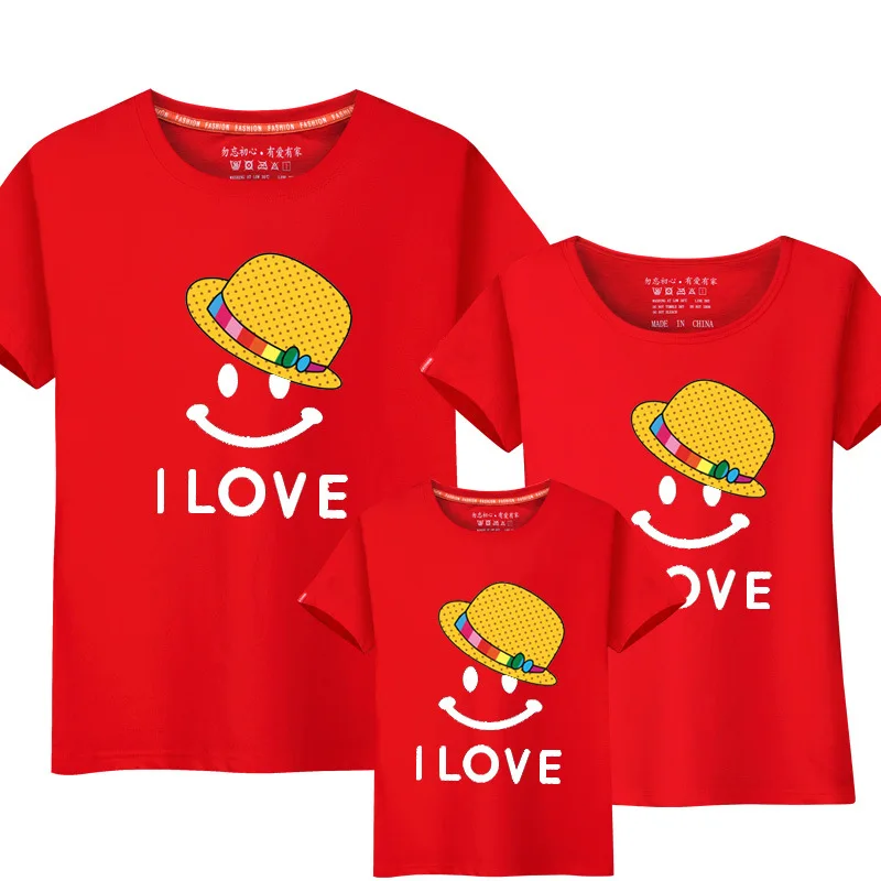 Костюм со смайликом одинаковые комплекты Одинаковая одежда для мамы и дочки