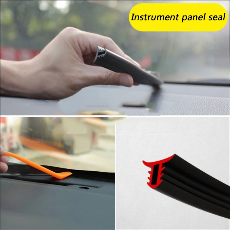 Автомобильная наклейка s уплотнительные полосы для приборной панели стикер