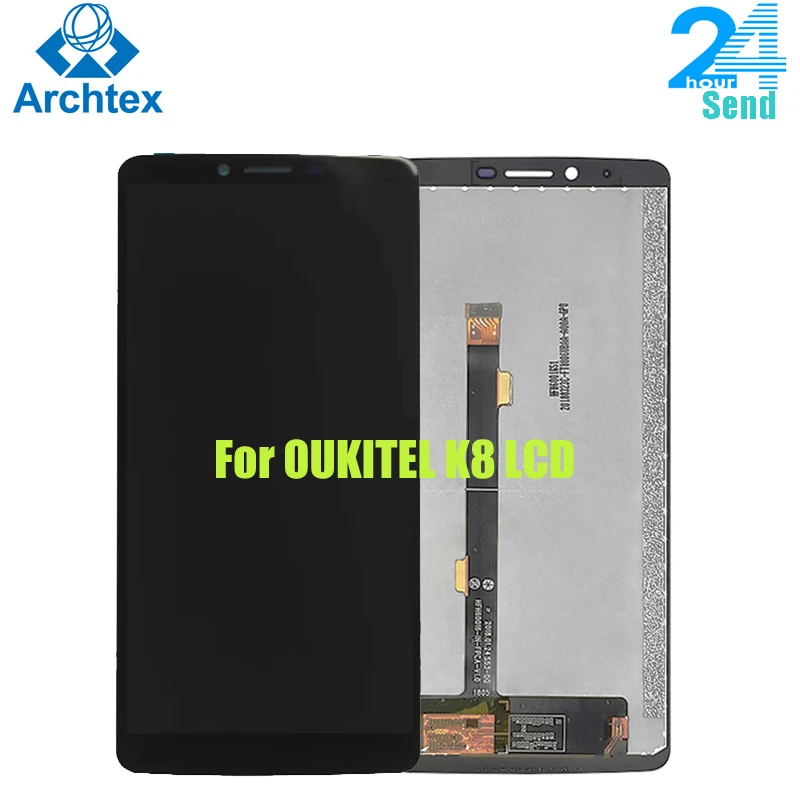 Pantalla LCD de 6,0 pulgadas para Oukitel K8, montaje de digitalizador con pantalla t&aacute;ctil, piezas de repuesto, 2160x1080P-0