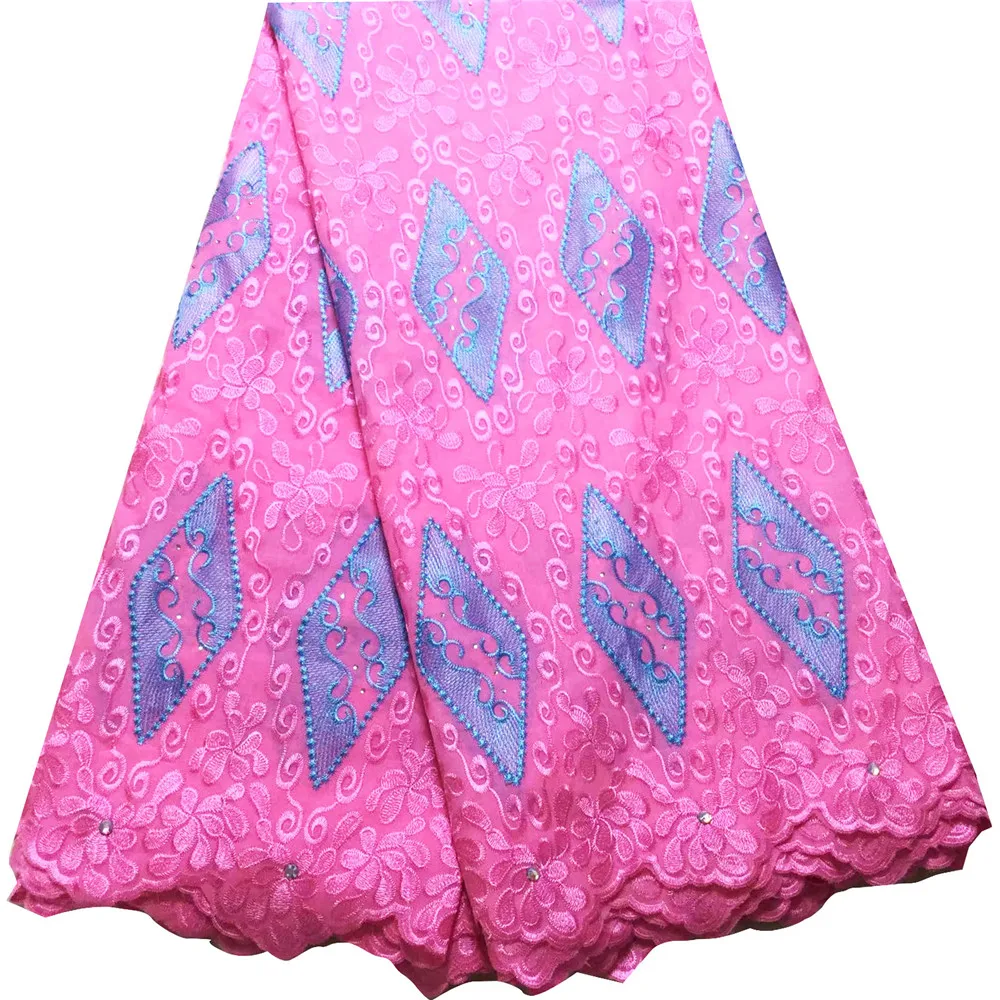 Бордовый хлопковый дизайн швейцарская вуаль кружева в Швейцарии африканская