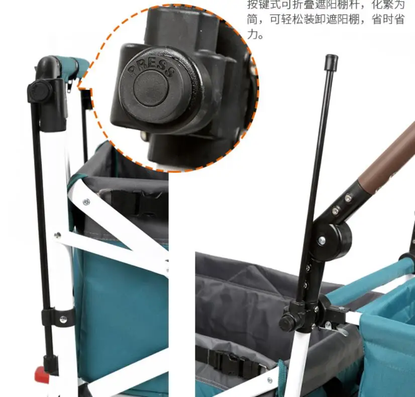 Crotec wagon 3 в 1, двойная тележка, Многофункциональная прогулочная коляска, для пикника, для покупок, мульти, для путешествий, l, трейлер, trike cochesitos de bebe