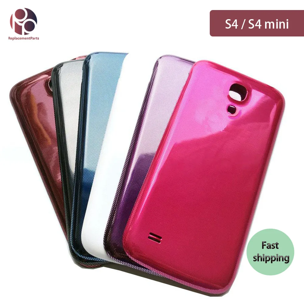 10 шт. задняя крышка аккумулятора для Samsung Galaxy S4 i9505 i9500 / mini I9190 корпуса запасные