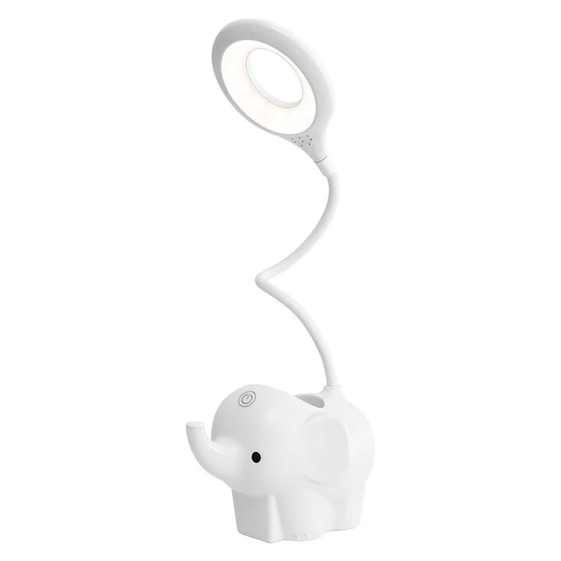 

Led Creative Elephant Animal Night Light Charging Plug-in Dual-Use Three-Color Temperature Adjustable Child Learning Night Lamp