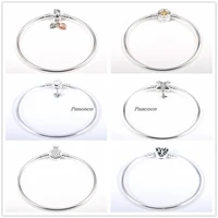 authentic 925 sterling silver bracelet moments crown o with crystal bangle fit bead charm diy fashion jewelry