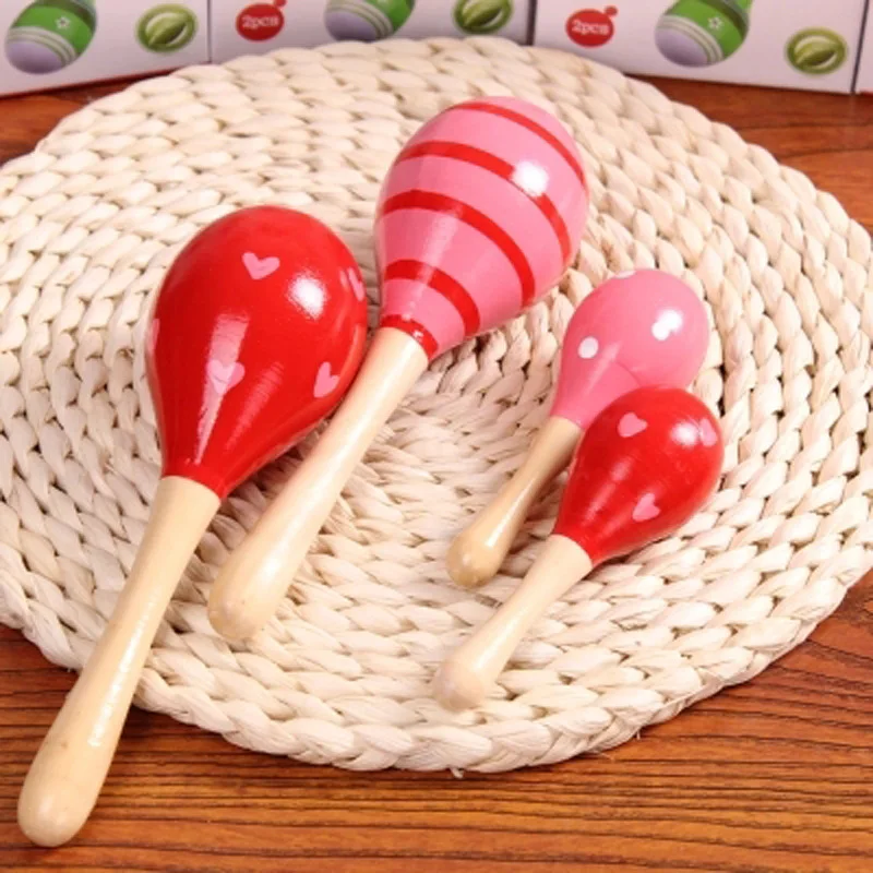 1 шт. мини деревянный шар детский песочный Молоток детские игрушки Ударные