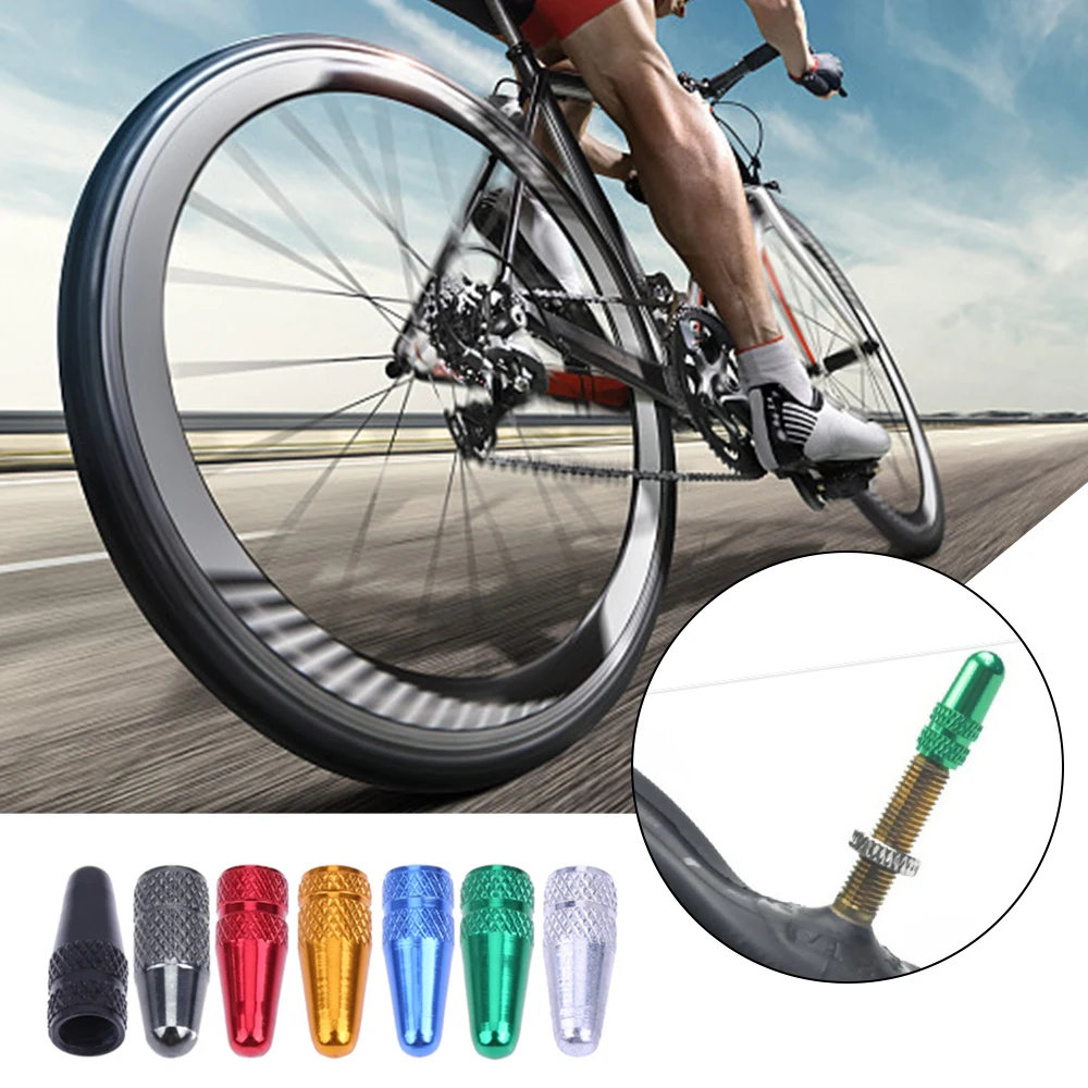 5 шт. алюминиевый сплав MTB дорожный велосипедный клапанный колпачок прочный