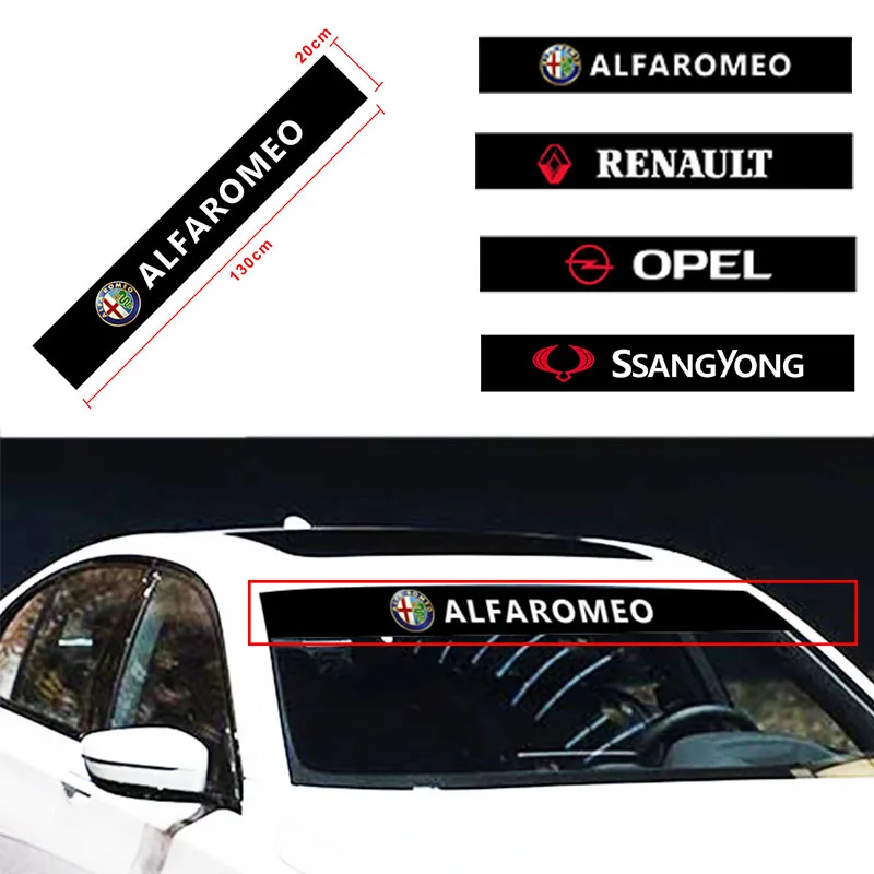 1 шт. окна автомобиля Стикеры отражающий лобовое стекло для Mazdas 3 6 CX 5 CX3 323