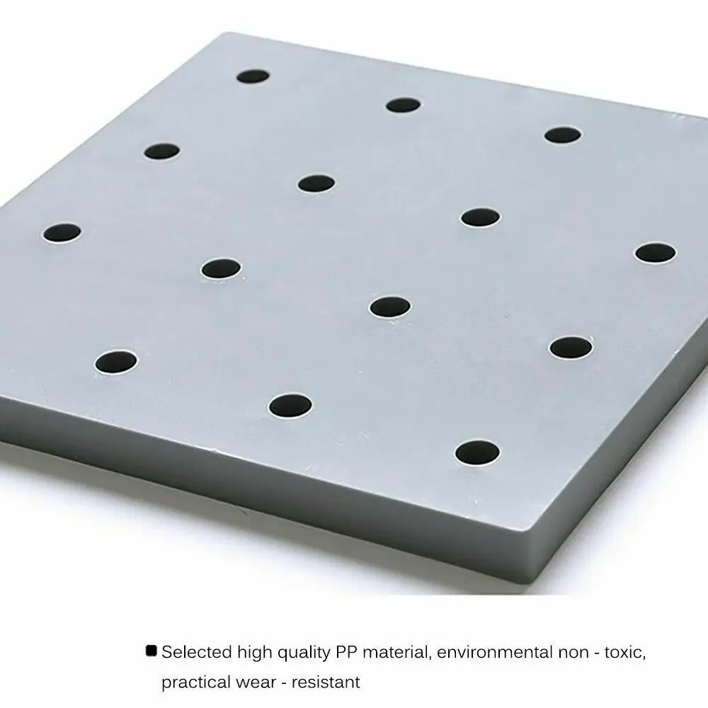 Новый Пластик отверстие доска для хранения с проволочной обмоткой Гостиная