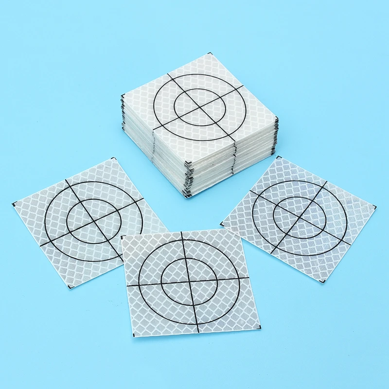 100pcs Reflector Sheet Reflective tape target TOTAL STATION 60 x mm | Безопасность и защита