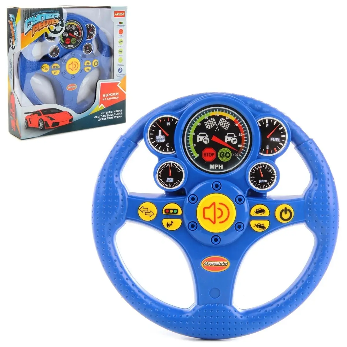 Интерактивная игрушка Супер руль (музыкальный) | Игрушки и хобби