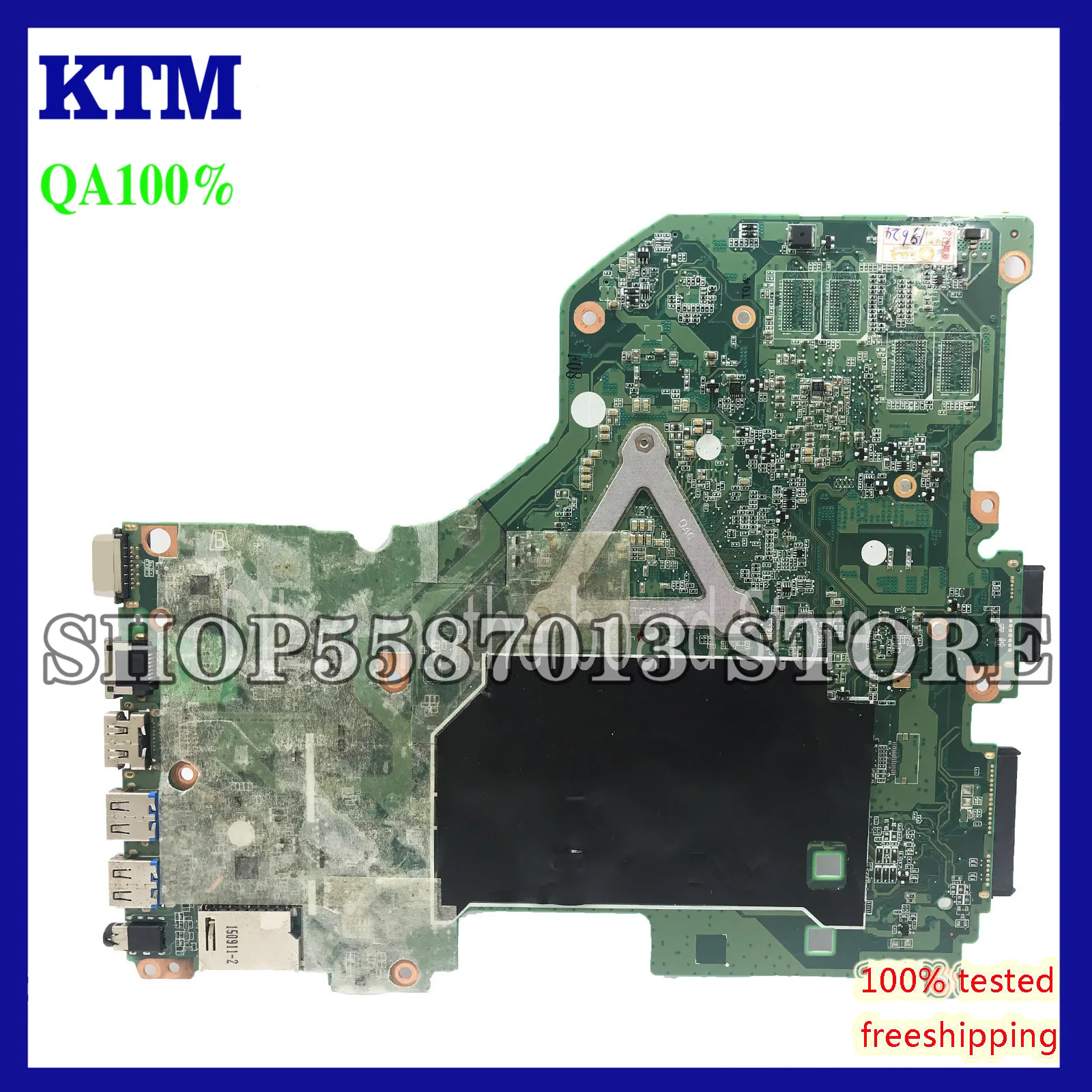 

KEFU E5-573G Mainboard For Acer Aspire E5-573G E5-573 Motherboard I7-5500U GT920M/GT940M DA0ZRTMB6D0 Test work 100% original