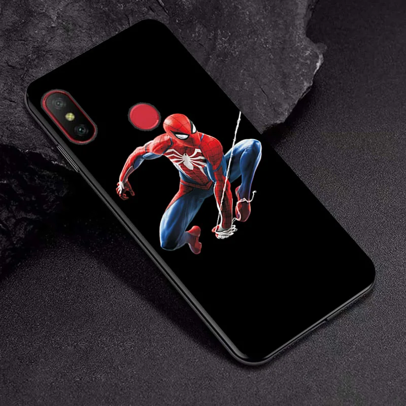 TPUBLK539 Для Xiaomi mi 8 чехол mi 9 SE черный ТПУ Человек-паук для Xiaomi mi 9T Pro задняя крышка Xiao mi CC9E чехол для Xiaomi mi A1 A2 mi A3 Lite - Цвет: TPUBLK539
