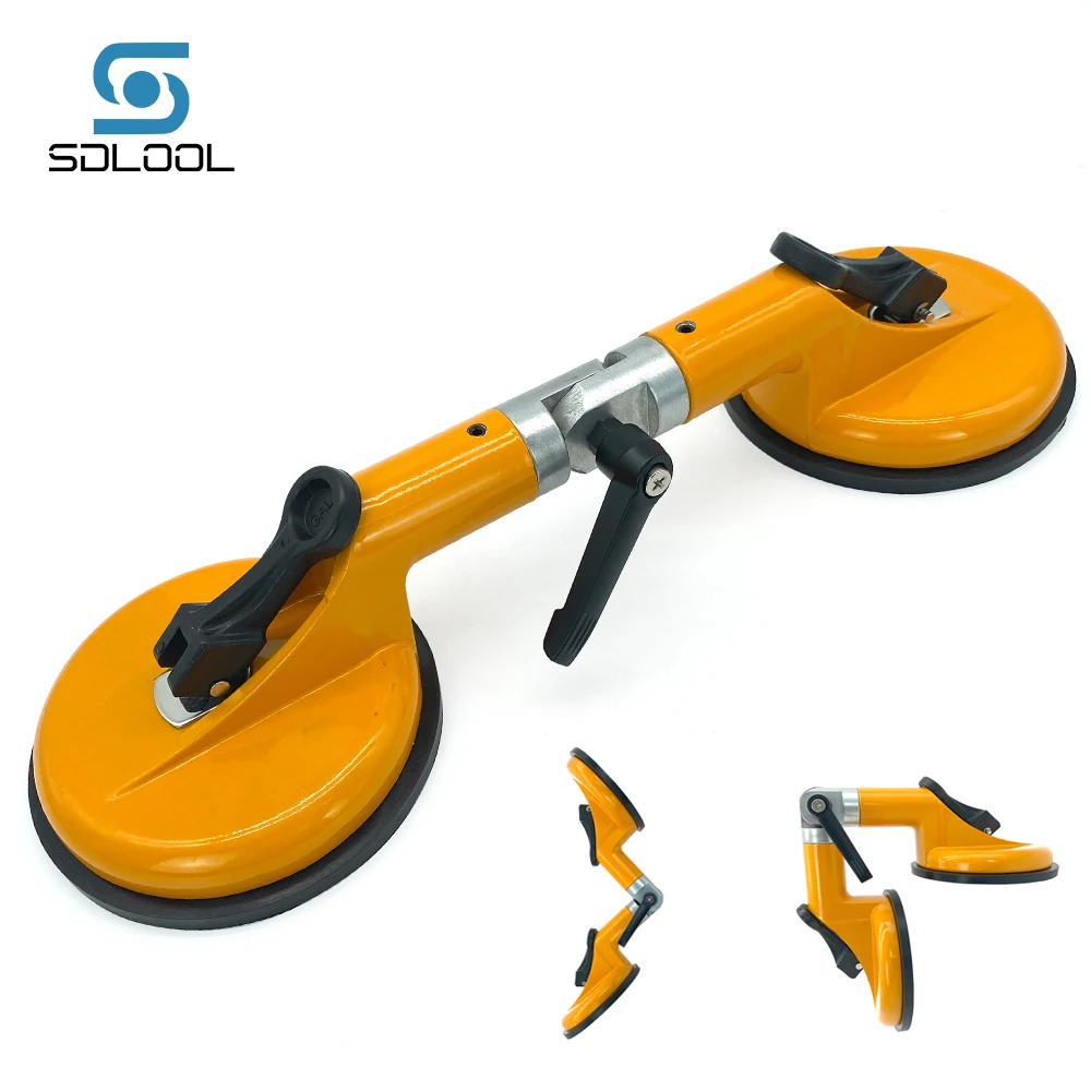 Flexible Glass Splicing Fixer Suction Cup Adjustable Seam Jointing Tool for Marble Granite Glass Tiles
