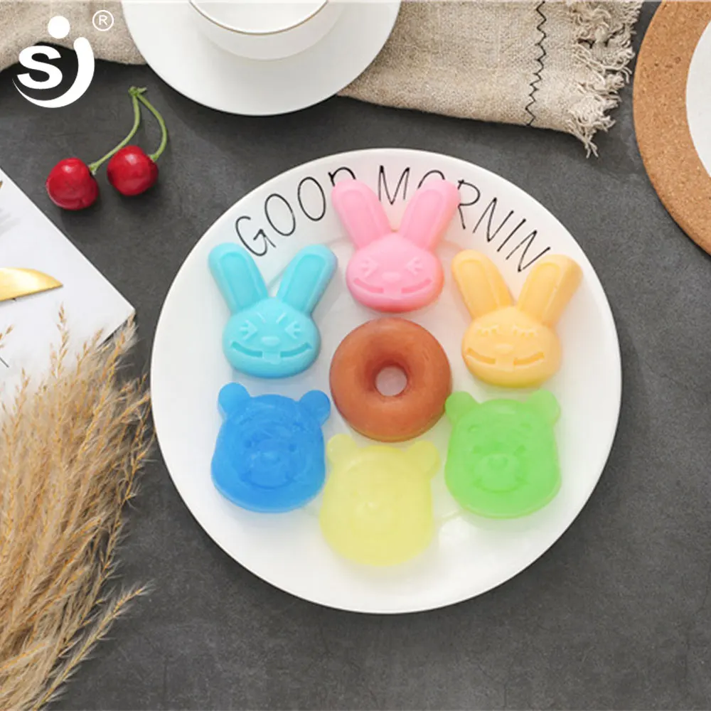 Рождественские 3d силиконовые формы для мыла с изображением животных SJ