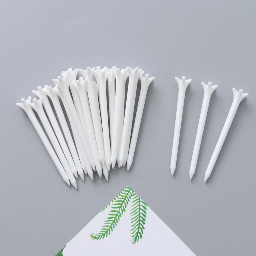 

24pcs 70mm Zero Friction 5 Prong Tees (White)