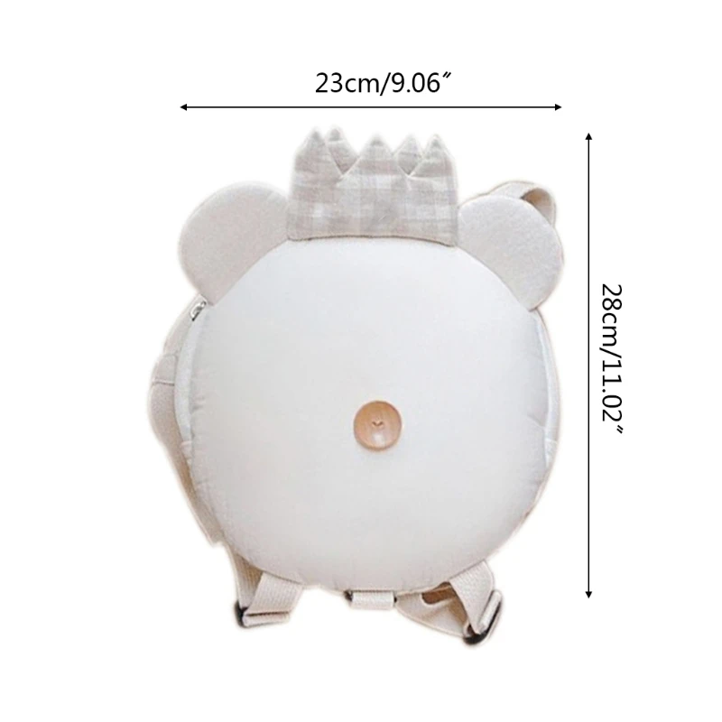 

Crown Bear Children Anti-lost School Bag Decorative Props for Baby Photography