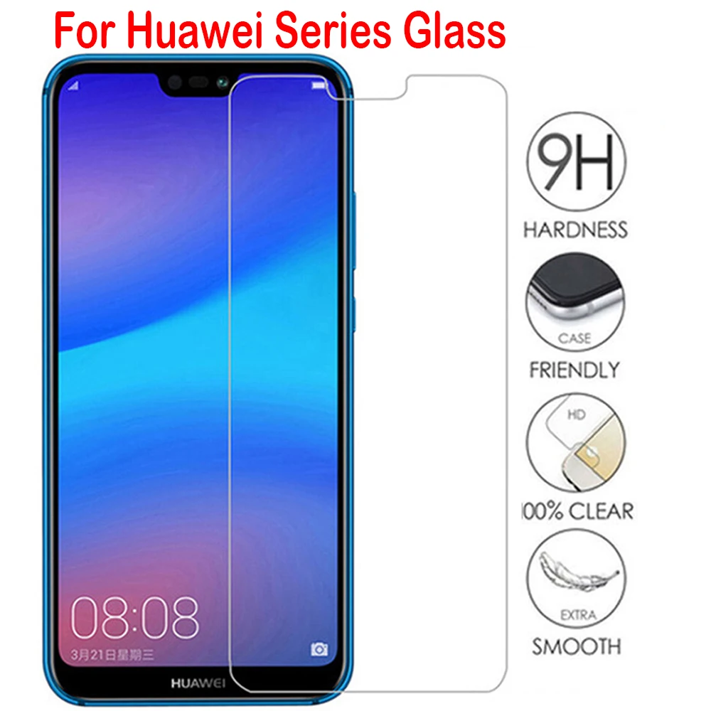 Закаленное стекло для huawei P30 P20 lite Y6 P Smart 2019 8 8a Защита экрана honor 8X10 9 10i