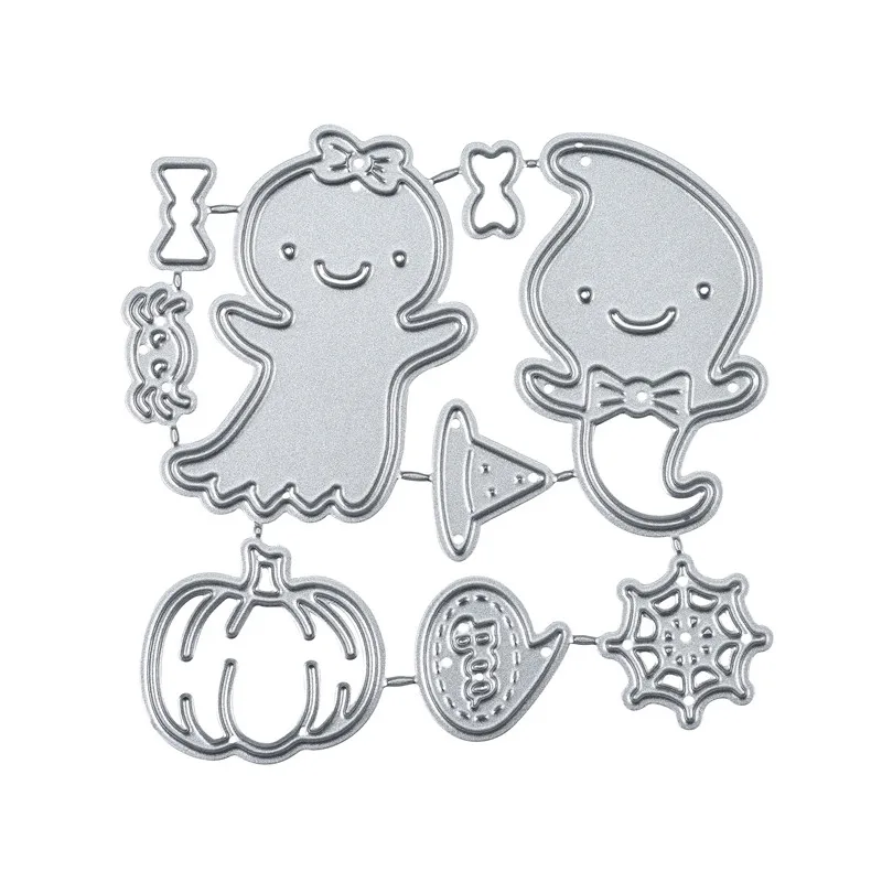 

YaMinSanNiO Halloween Pumpkin Dies Ghost Metal Cutting Dies New 2019 for Card Making Scrapbooking Embossing Stencil Craft Diecut