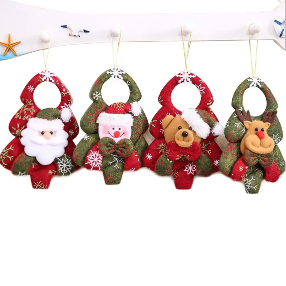 2020 рождественские украшения куклы Рождественская елка висячие подарки