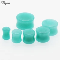 miqiao 1pair 6 16mm stone ear piercing plugs tunnel stretcher ear expander body piercing jewelry