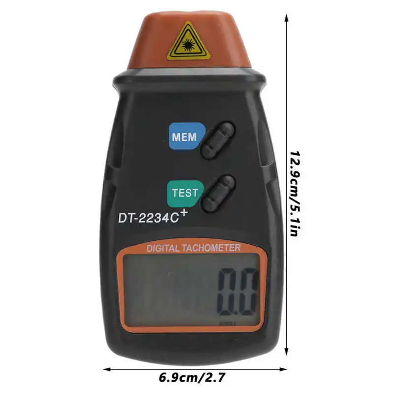 LCD Digital Tachometer Non Contact Laser Photo Speedometer 2.5‑ 99999RPM Detecting Gauge | Инструменты