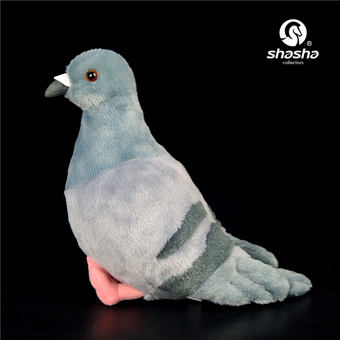 

candice guo cute plush toy lovely animal emulational gray carrier Pigeon soft stuffed doll kid girl boy birthday Christmas gift
