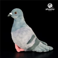 candice guo cute plush toy lovely animal emulational gray carrier pigeon soft stuffed doll kid girl boy birthday christmas gift