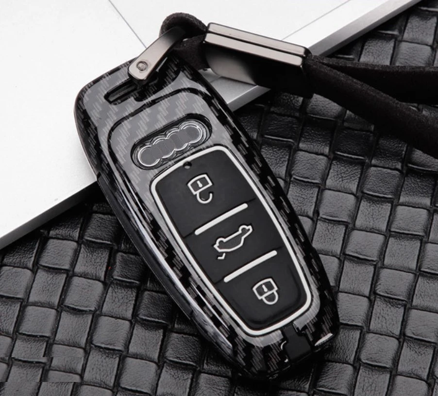 Чехол для автомобильного ключа держатель Audi A1 A3 A4 A5 A6 A7 A8 C8 Quattro Q3 Q5 Q7 Q8 TT 2012 2013 2014 2015
