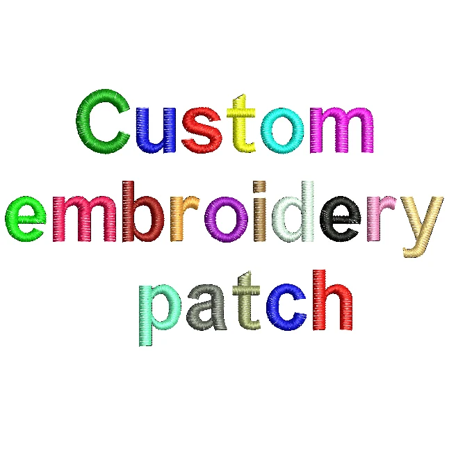 Профессиональная нашивка с вышивкой на заказ вашим собственным логотипом