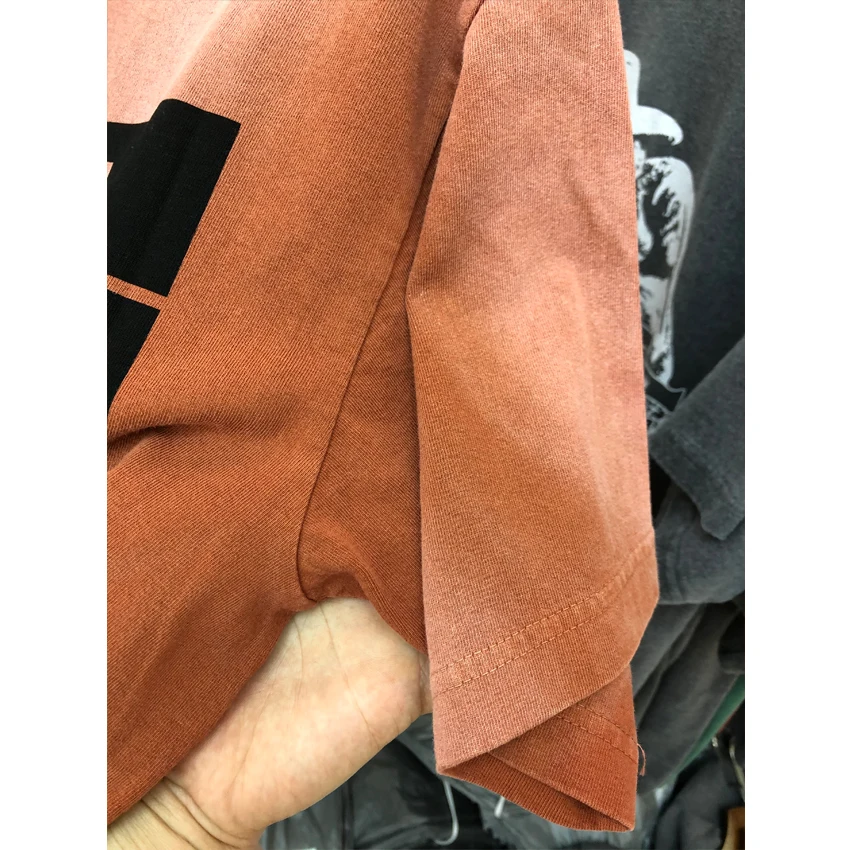 RHUDE POWER EQUIPMENT TEE 2020 Мужская и женская футболка Tie Dye футболки из хлопка с тяжелым