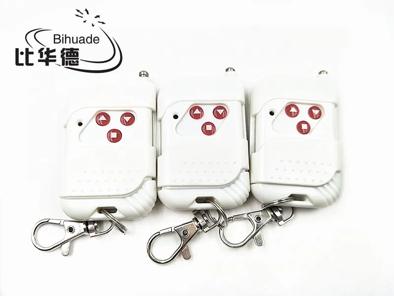 433 МГц Беспроводной RF пульт дистанционного управления обучающий код 3 ключа для