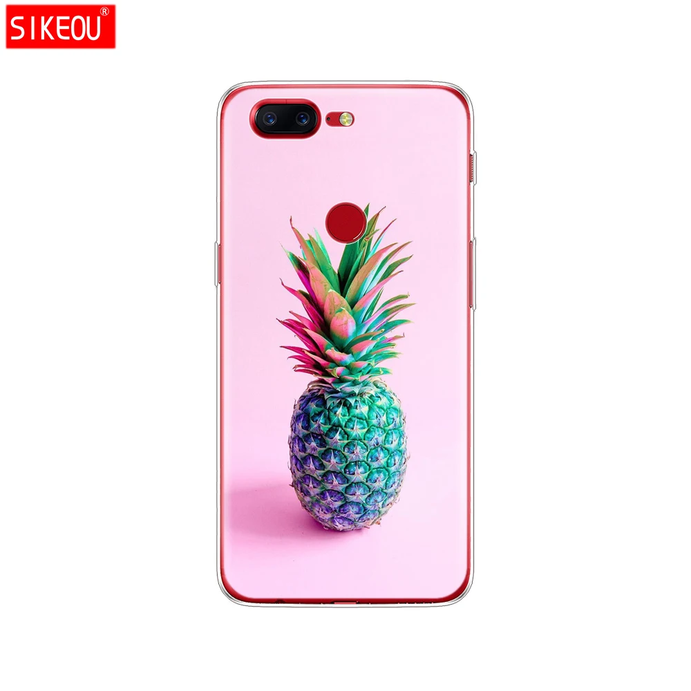 Чехол для Oneplus 5T 5 3 цветной рисунок Ультратонкий силиконовый мягкий чехол