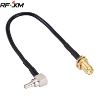 1pcs sma female to crc9 ts9 pigtail cable for huawei 3g modem rf coaxial rg174 15cm