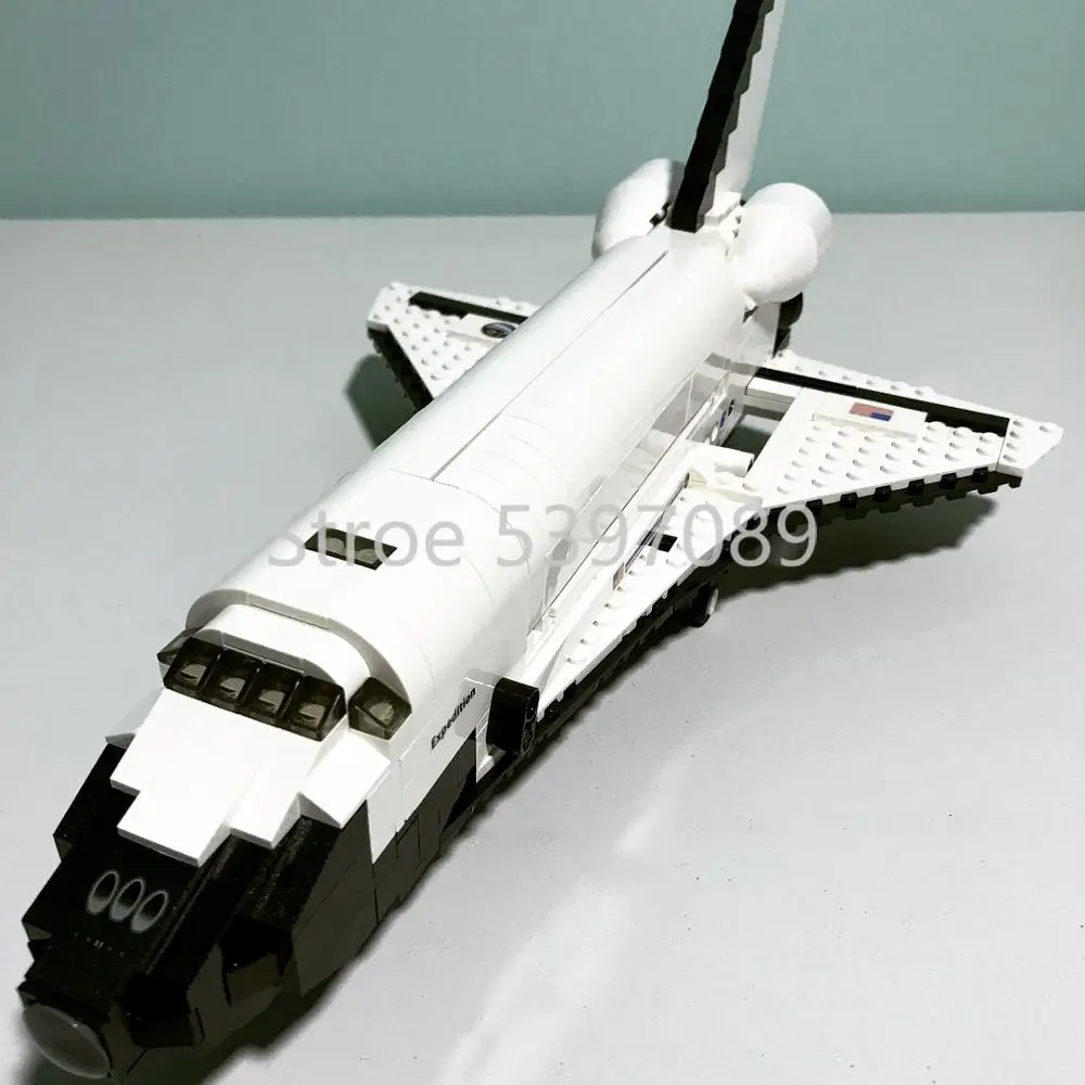 В наличии строительные блоки 16014 совместимые с Legoingys Shuttle Expedition 10231 игрушки