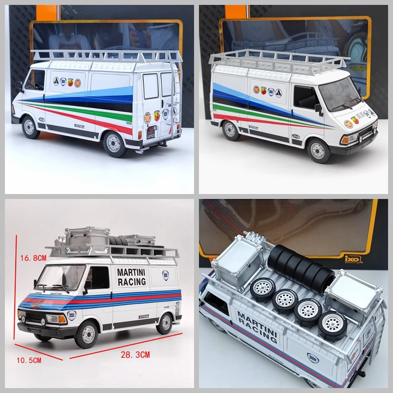 

IXO 1/18 Fiat 242 Abarth1980 Temani coating collection of die casting alloy trolley model