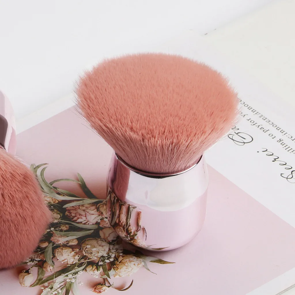 1 шт. нож с ручкой покрытой металлом срезанная головка кисть для пудры макияжа