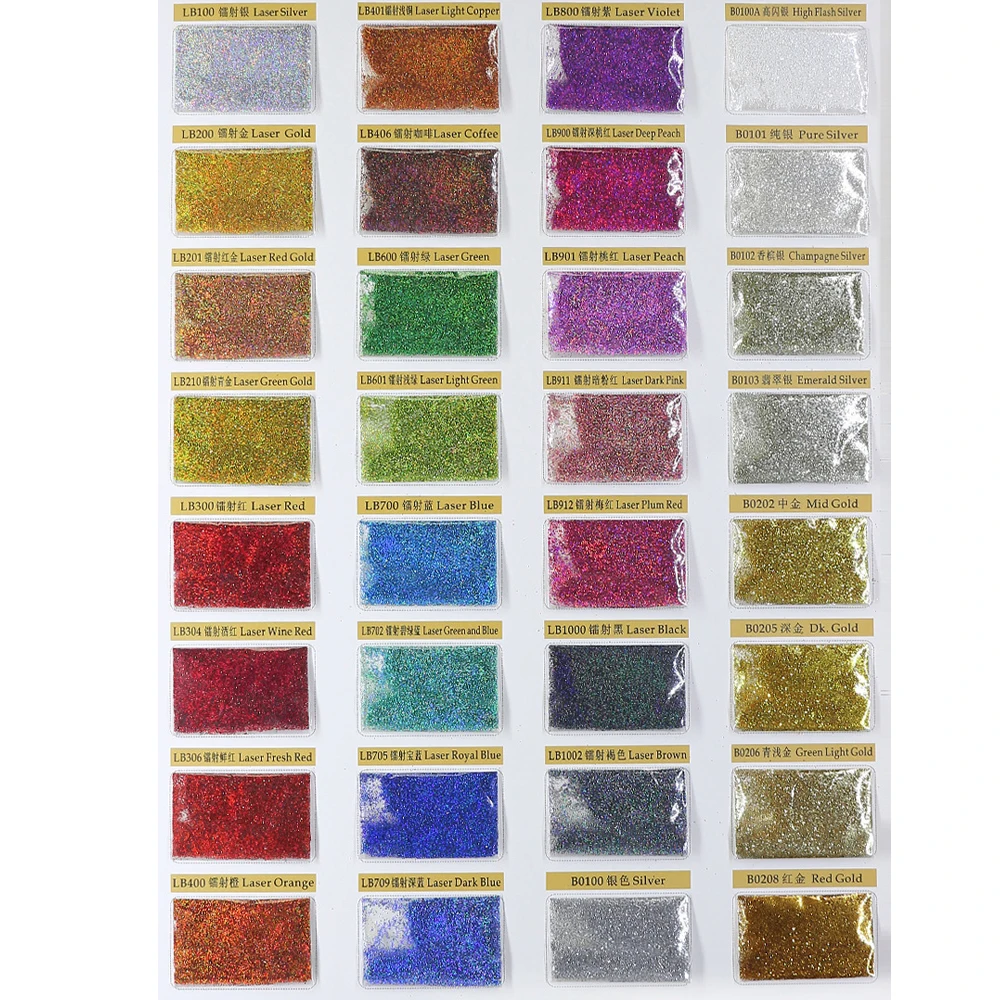 

1000g 1kg Holographic Fine 0.2mm Bling Laser Silver Glitter Powder Dust For Face Makeup Nail Art Glitter DIY Craft Resin Art