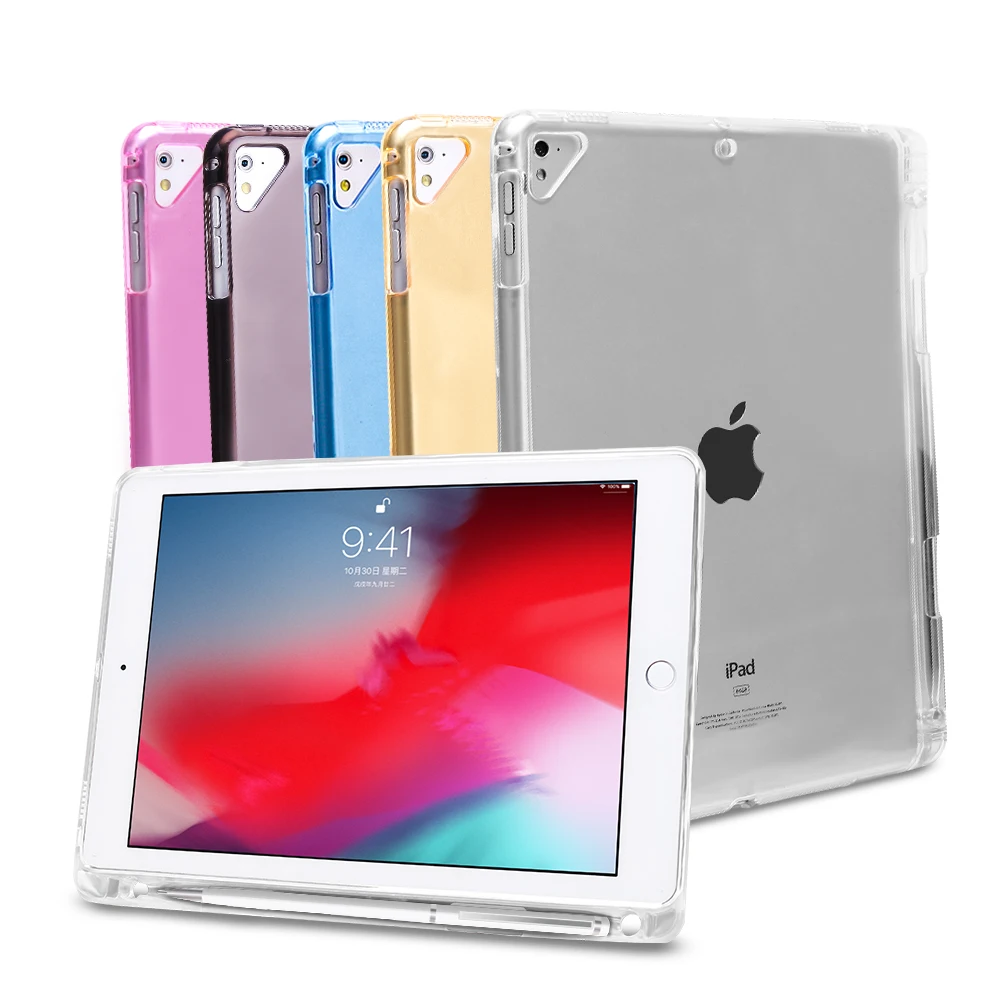 Тонкий мягкий чехол из ТПУ для ipad 9 7 air pro Противоударная прозрачная на планшет с