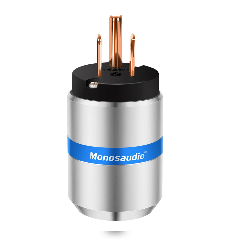 Пара Monosaudio M106/F106 99.998% красная медь hifi AC США Разъем питания с IEC разъем
