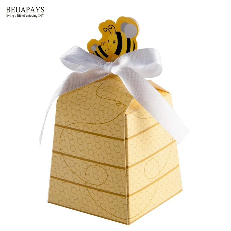 Бесплатная доставка 150 шт маленькая Пчелка трапециевидная желтая детская
