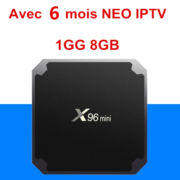 1G 8G 6Months IPTV Французский IP tv box X96 Мини android tv box 9,0+ с системой Neo IPTV подписка 1200+ live+ vod tv Франция Бельгия арабский Марокко smart tv box - Цвет: 1G 8G 6Months IPTV