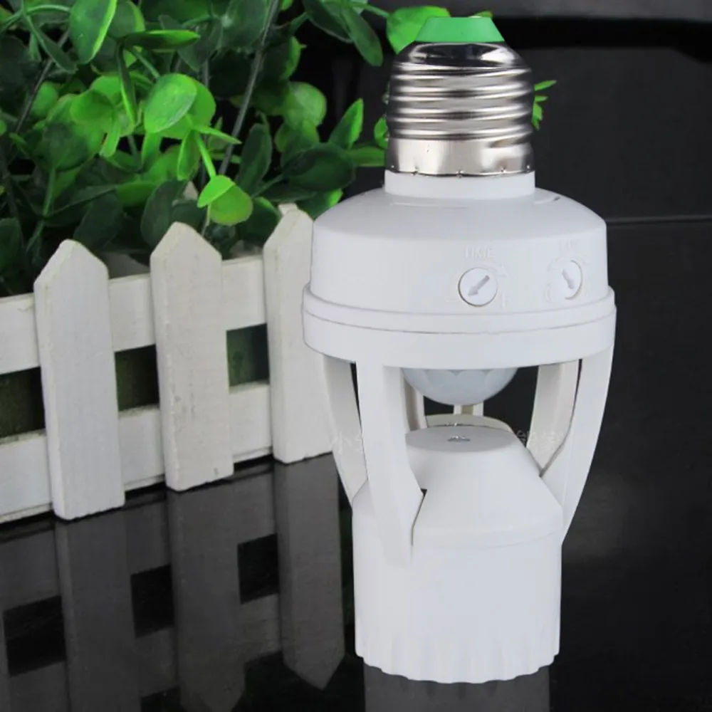 

360 degree thermal infrared motion sensor infrared sensor IR human body E27 plug LED bulb lamp holder
