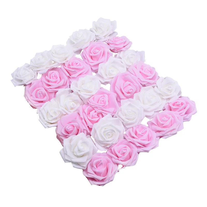 6 см свадебные розы из пены, искусственные розы, цветы на голову, декоративные цветы «сделай сам» для скрапбукинга, товары для дома 20/50 шт.