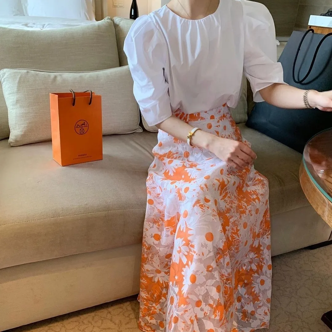 Корейский шикарный французский меньшинств весенне летняя простая кругла