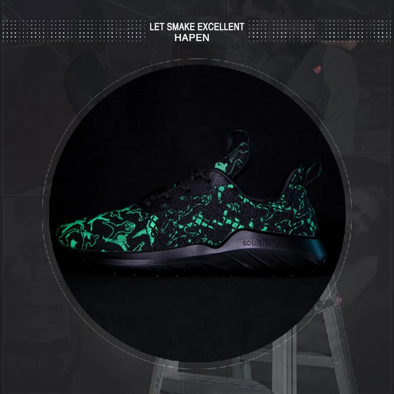 

Soulsfeng Men Sneakers Mesh Breathable Reflective Sport Shoes Male Rubber Non-slip Low Athletic Walking Running Shoes Women