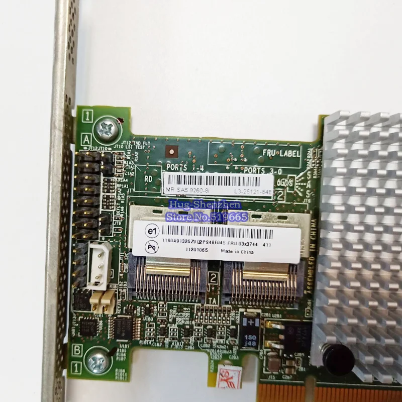 LSI MegaRAID SAS 9260 8i LSI00198 8 портов 512 Мб кэш памяти SFF8087 6 ГБ RAID0.1.5 PCI E 2 0 X8 карта